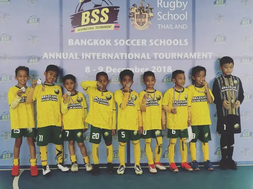 BSS Bintaro team at a football competition