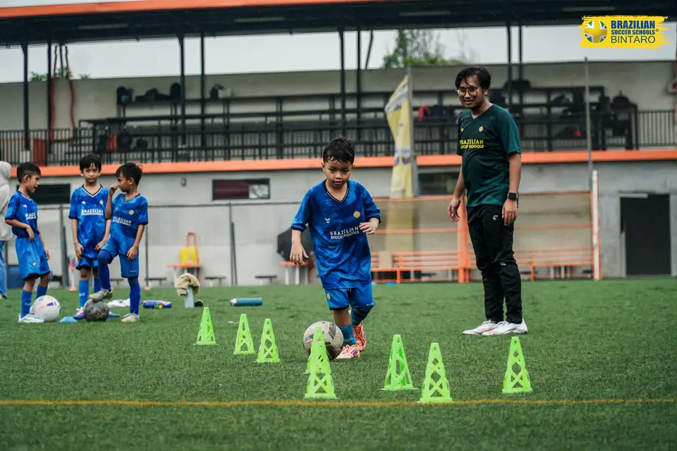 Brazilian methodology football training at BSS Bintaro