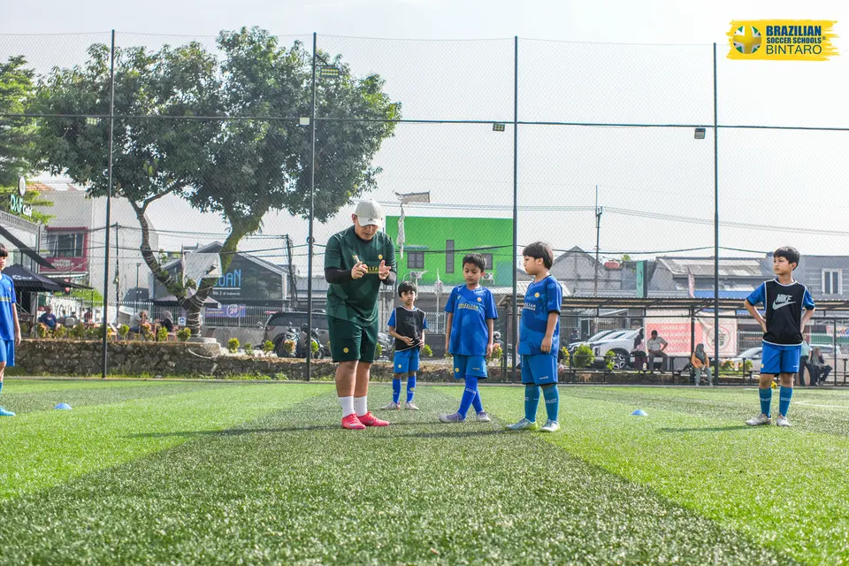 Players taking part in an engaging BSS Bintaro training session